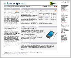 Englisches VoIP-Portal (voip-manager.net)